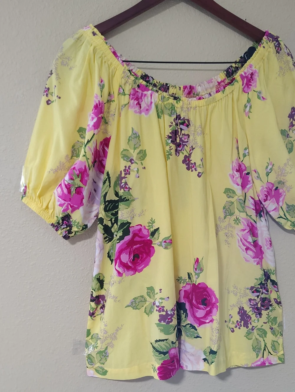 Matilda Jane Enchanted Garden In Town Peasant Floral Blouse Size S Bohemian NWT